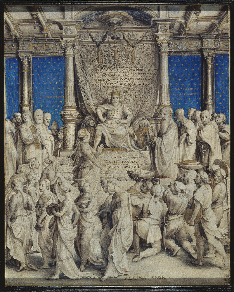 Hans Holbein de Jonge: Salomo ontvangt de koningin van Scheba