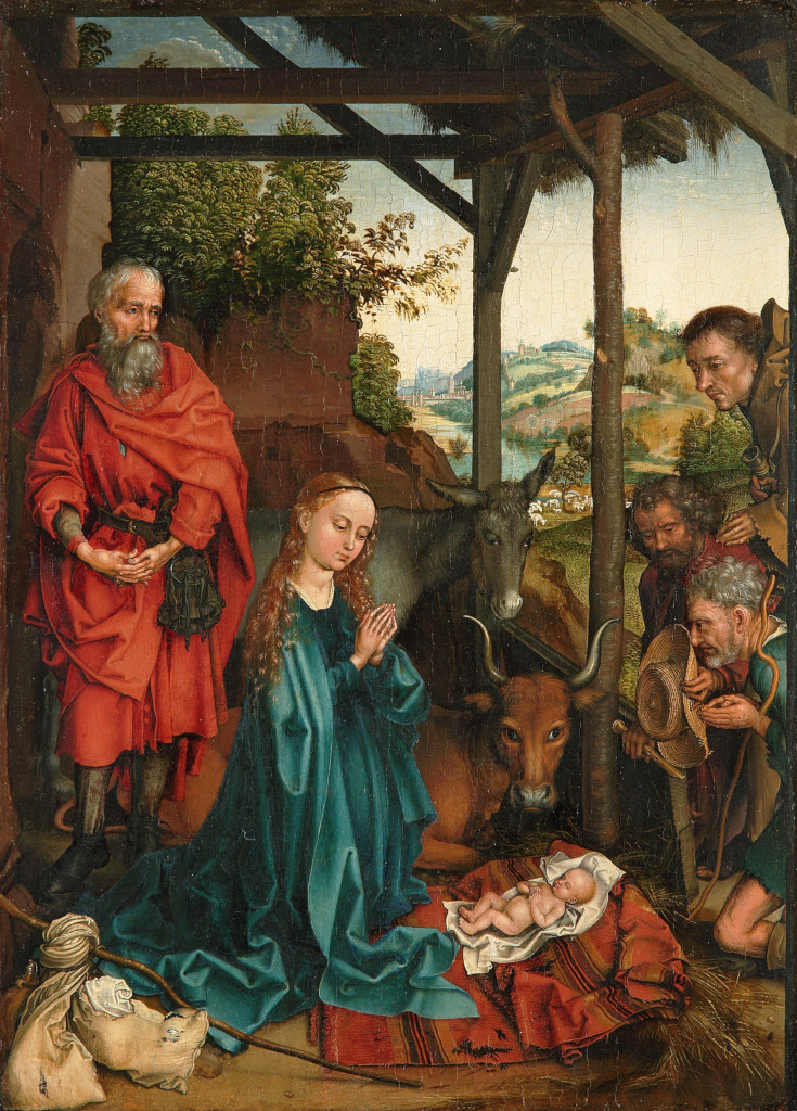 Martin Schongauer: Aanbidding der herders