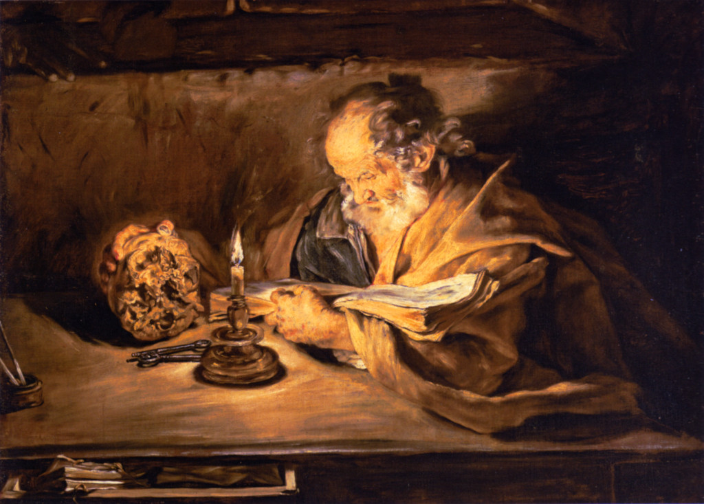 Giovanni Serodine: De heilige Petrus lezend