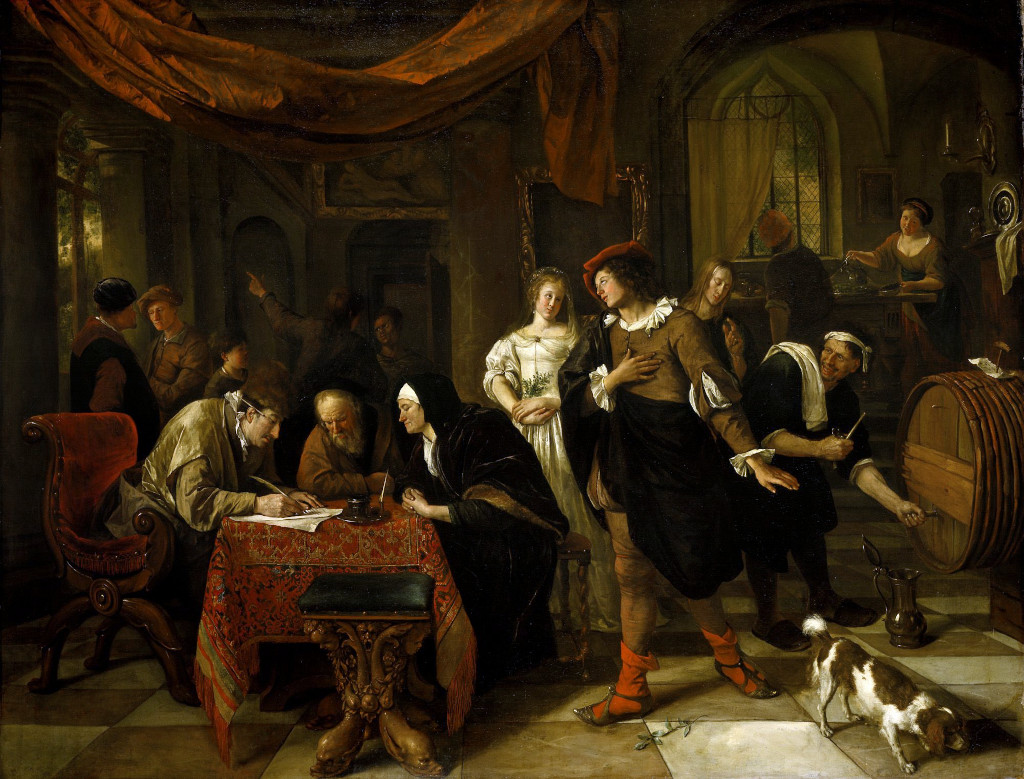 Jan Havicksz. Steen: Het huwelijk van Tobias en Sara