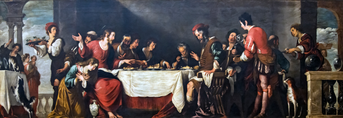 Bernardo Strozzi: Gastmaal van Simon van Bethanië