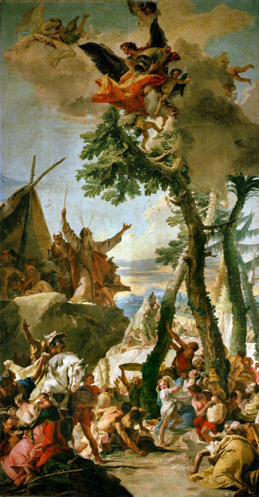 Giovanni Battista Tiepolo: De uitstorting van manna