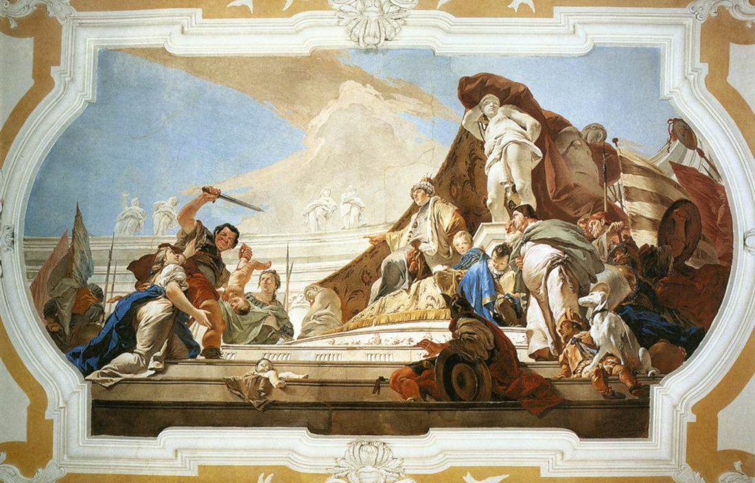 Giovanni Battista Tiepolo: Het oordeel van Salomo