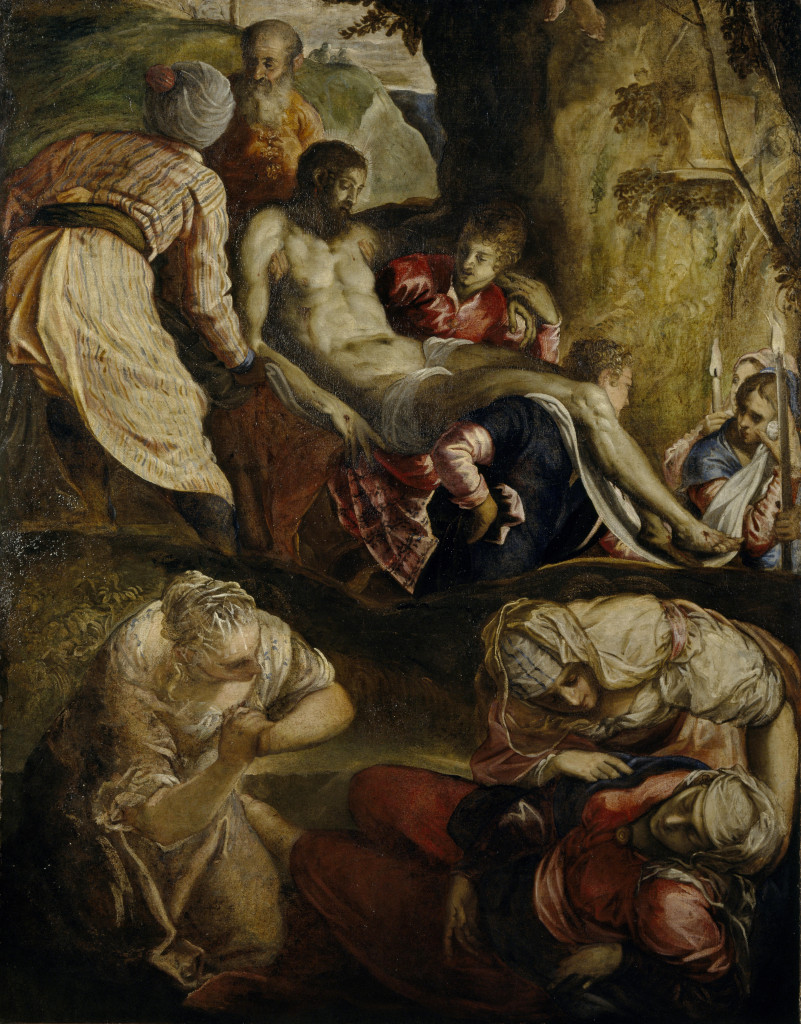 Il Tintoretto: Christus wordt naar het graf gedragen