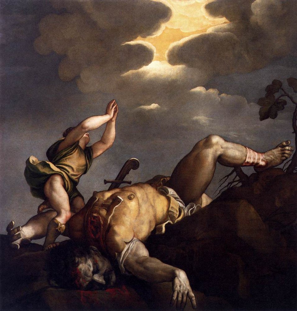Titiaan: David en Goliath