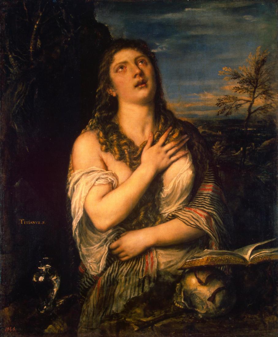 Titiaan: De boetedoening van Maria Magdalena (1565)