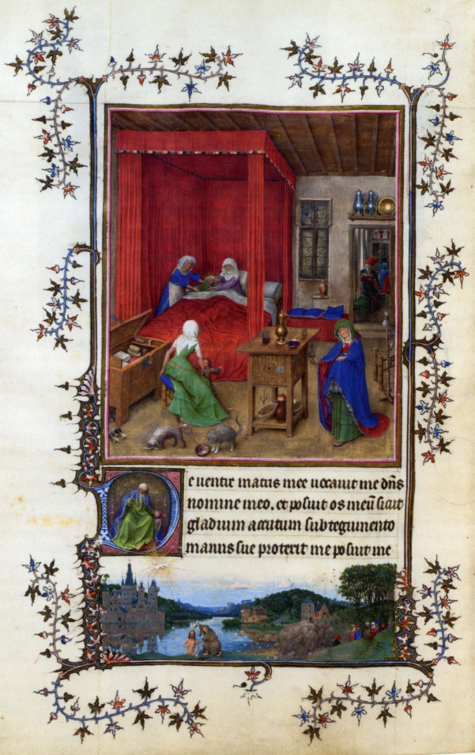 Jan van Eyck: De geboorte van Johannes de Doper