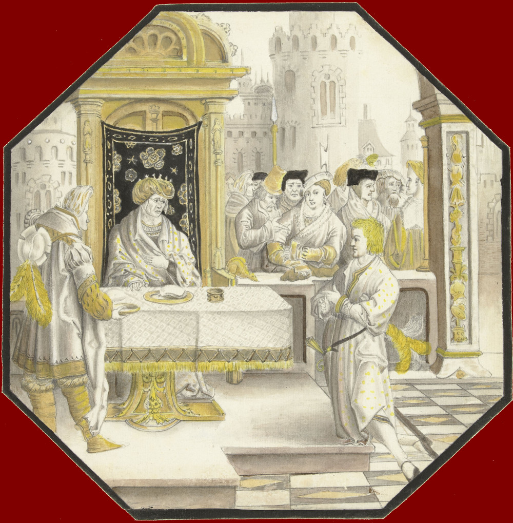 Lucas van Leyden: Jozef voor Farao