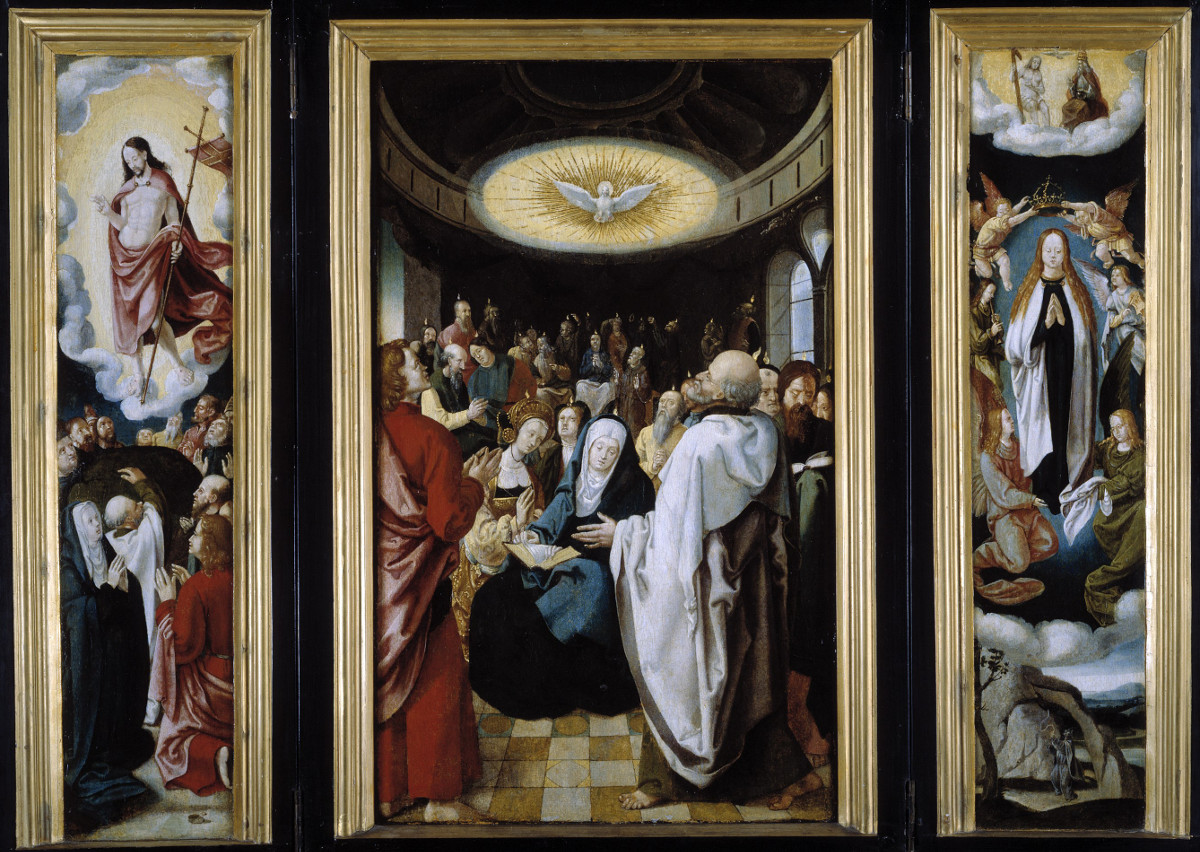 Lucas van Leyden: De nederdaling van de Heilige Geest