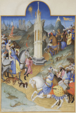 schilderij van Gebr. Van Limburg: De ontmoeting van de wijzen