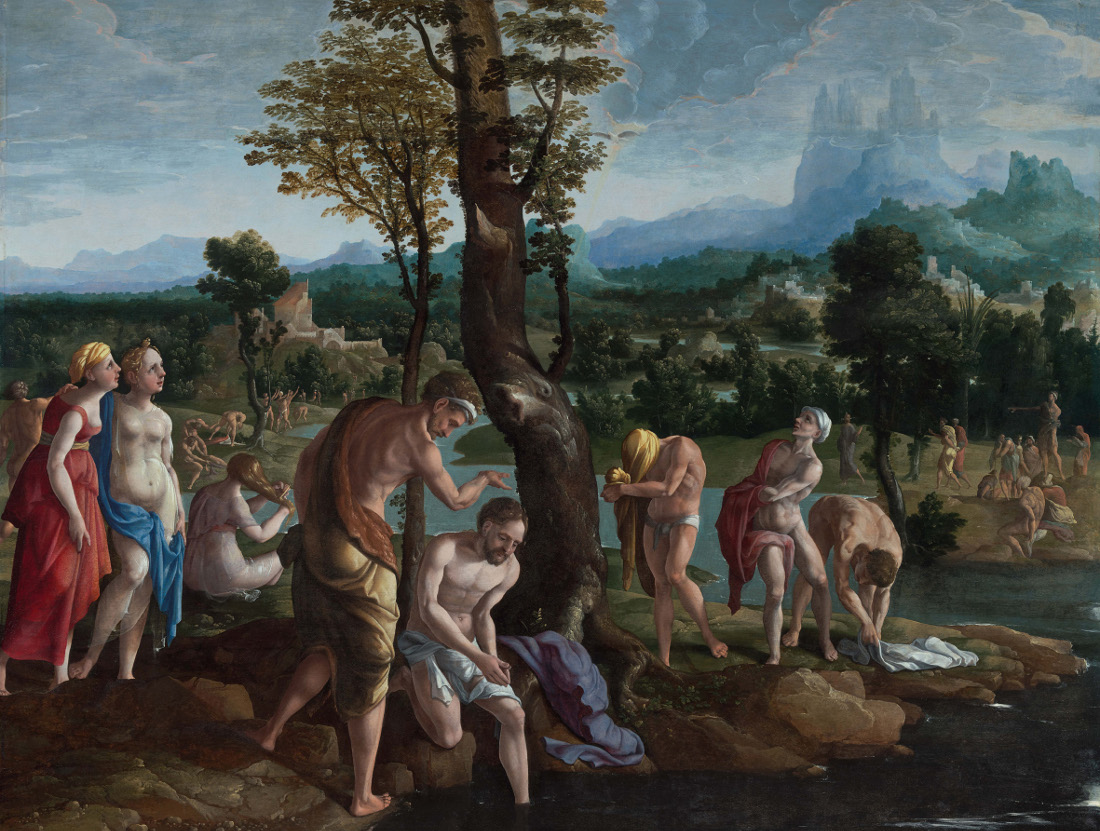 Jan van Scorel: De doop van Jezus