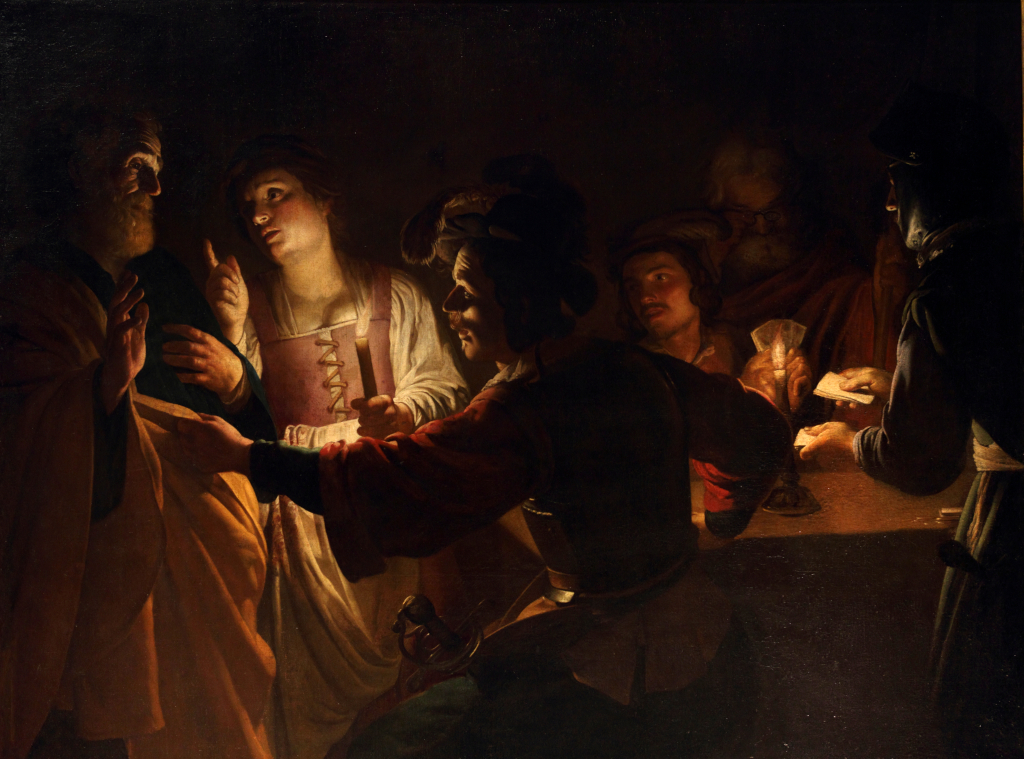 Gerard van Honthorst: De verloochening door Petrus