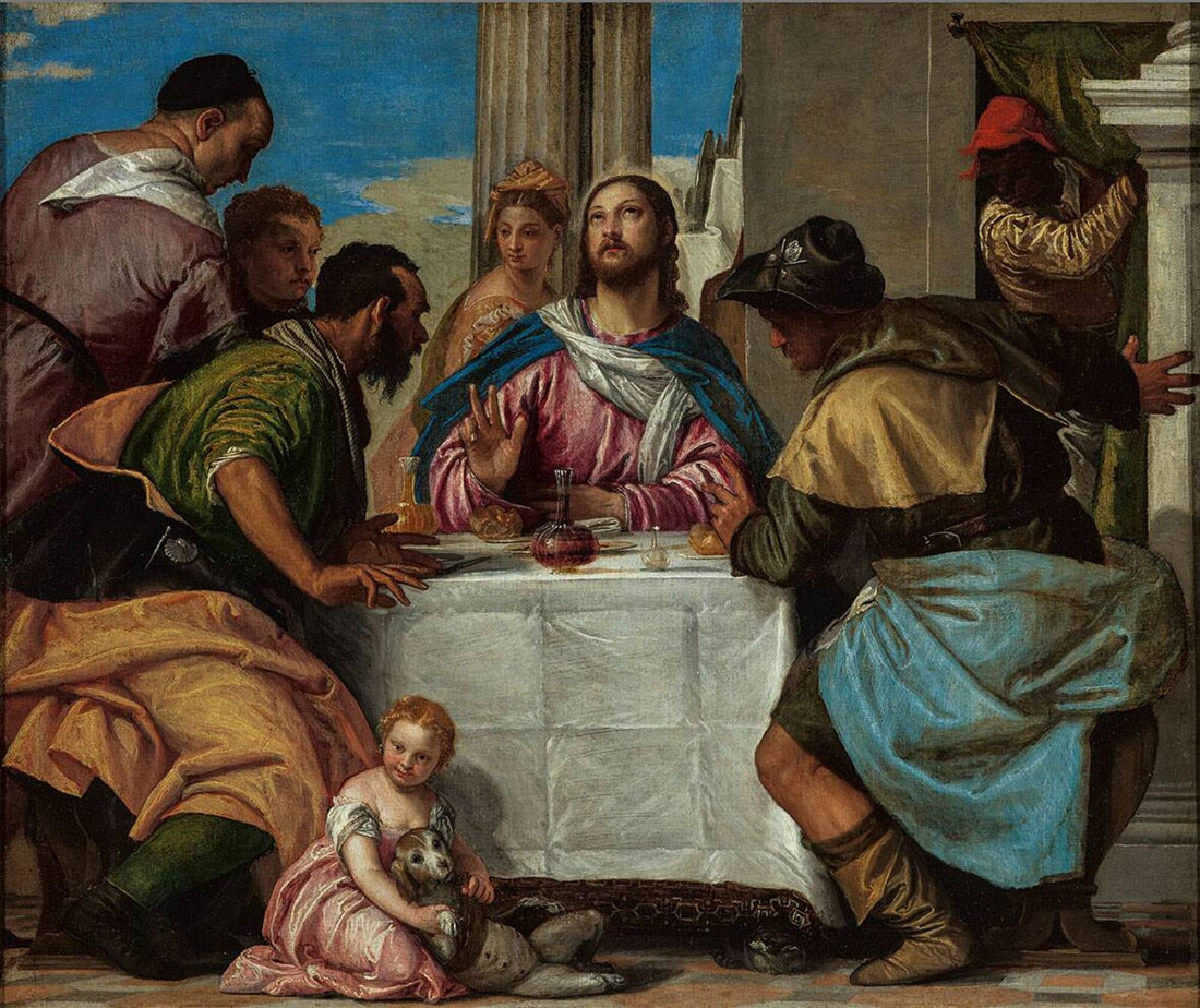 Paolo Veronese: Avondmaal in Emmaüs (1567)