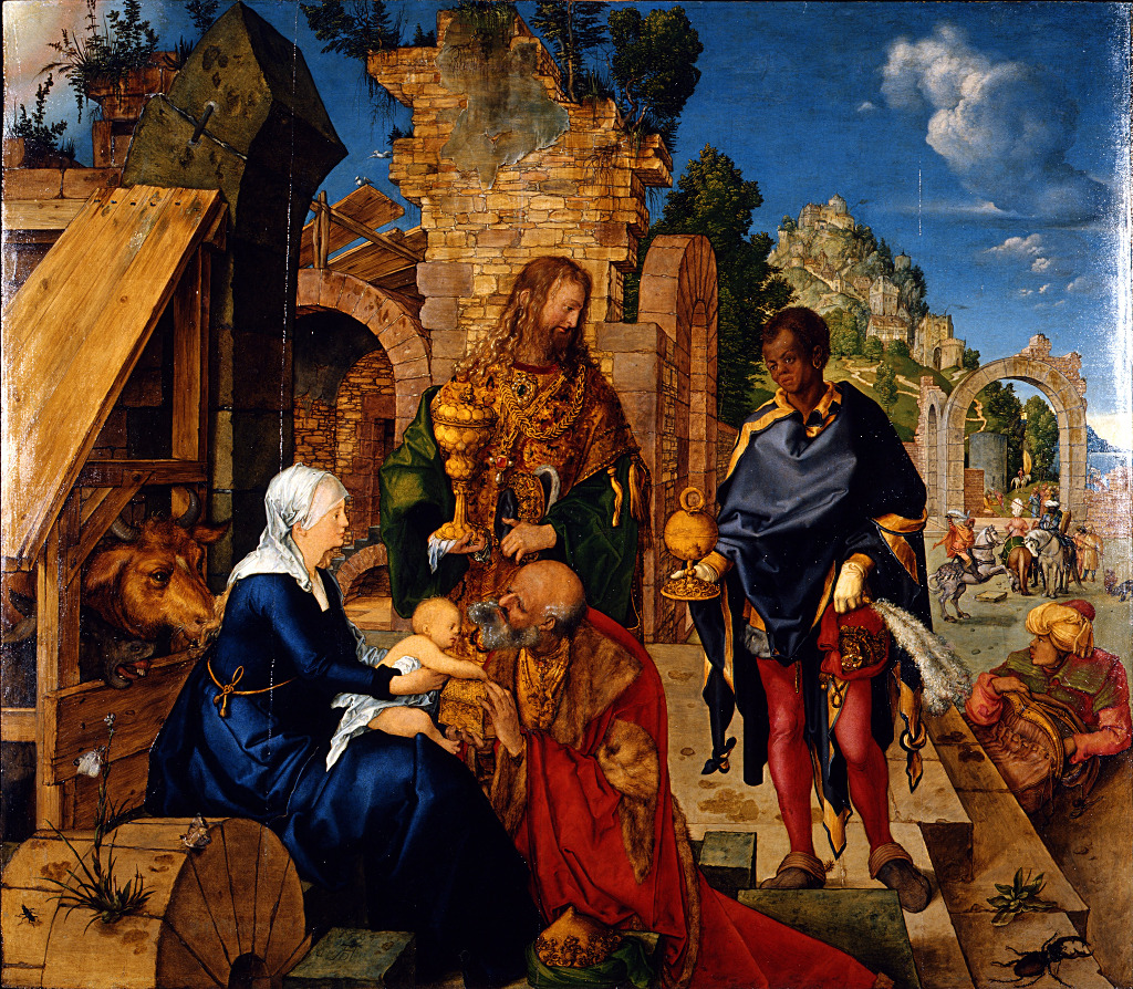 Albrecht Dürer: Aanbidding der wijzen (olie)