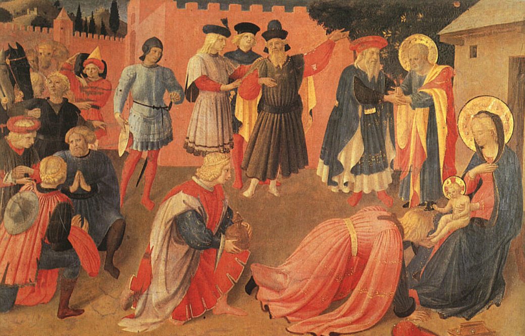 Fra Angelico: Aanbidding der wijzen (1433-35)