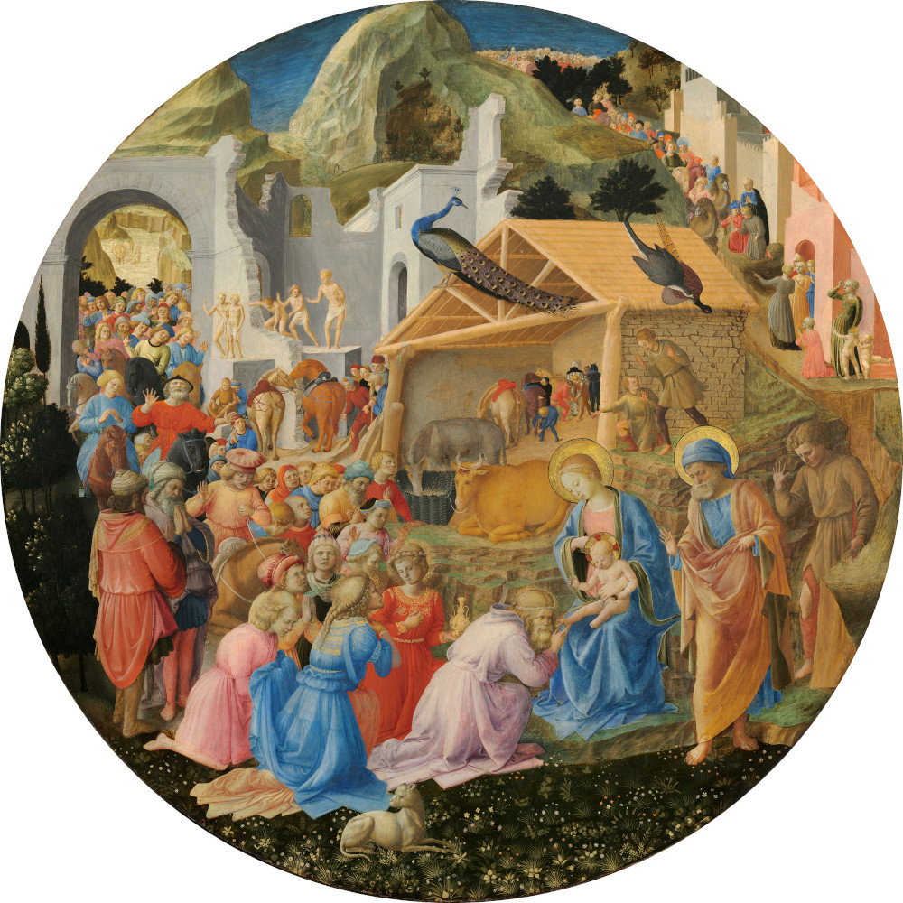 Fra Angelico: Aanbidding der wijzen (1445)