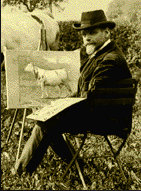 portret van Eugène Burnand
