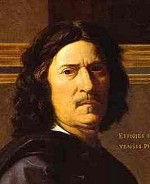 portret van Nicolas Poussin